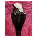 Recycled Glass Bottle Vase Wall Decor