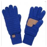 C.C Unisex Cable Knit Winter Gloves