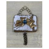 Jeweled Wood Block Wall Decor