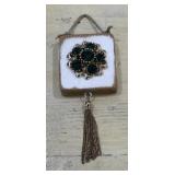 Jeweled Wood Block Wall Decor