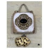 Jeweled Wood Block Wall Decor