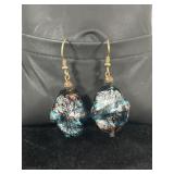 Vintage Murano Glass Dangling Earrings