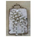 Jeweled Wood Block Wall Decor