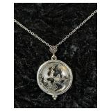 Vintage Aroma Therapy Diffuser Necklace