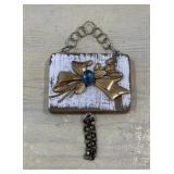 Jeweled Wood Block Wall Decor