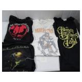 4 Vintage Style Rock Band T-Shirts (Size 2XL)