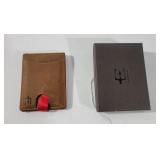 2 Ensonce Slim Leather Wallets w/ Box
