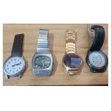 Lot of 4 Vintage Wristwatches