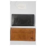 Lot of 2 Hartmann Leather Wallets