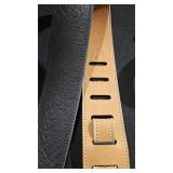 Lot of 2 Guitar Straps Main Strap & Gecko Handmad
