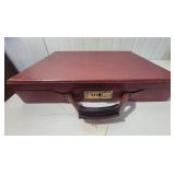 Vintage Hartmann Burgundy Leather Attache