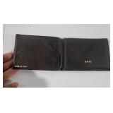 Perry Ellis Portfolio Black Croc-Embossed Wallet