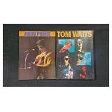 John Prine & Tom Waits Songbook Lot of 2