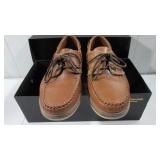 Allen Edmonds Passport Boat Shoes Brown, Size 103E