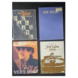 Lot of four Bob Dylan music books: