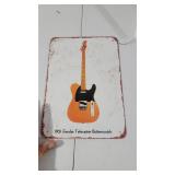 1951 Fender Telecaster Metal Sign
