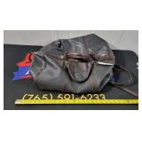 Mulholland Bros "Hippo" Leather Duffle Bag