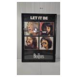 Beatles "Let It Be" Framed Poster