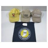 Beach Golf Caps and ISSGA Banner Set