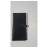 Mulholland Black Leather Travel Wallet