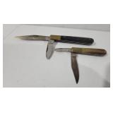 Lot of 2 Bullet Pocket Knives
