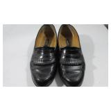 Bally Black Brogue Loafers  10½ 3E Width