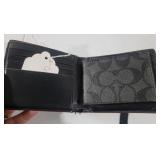 Lot of 2 Coach Leather Wallets
