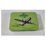 Optimum Slimfold Leather Wallet in Tin