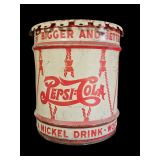 1941 Pepsi-Cola 10 Gallon Metal Syrup Drum