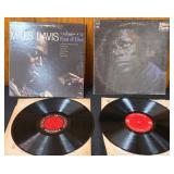 Vintage Miles Davis Vinyl Records: Kind of Blue- 1959 & In A Silent Way- 1969