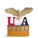 Robert Signorella Bronze Enduring Freedom Foundation Gold Eagle Statuette- Limited Edition
