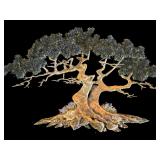 Rob Holt Bronze Cypress Tree Sculpture with COA
