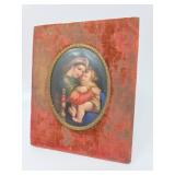 Antique Painted Porcelain of Raphael