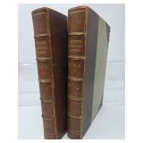 large selcetion of leather bound and antiques books