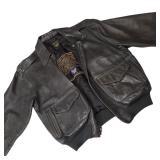 Official Avirex Leather Bomber Jacket