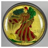 2000 American Silver Eagle Colorized & Lacquered