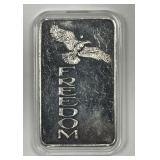 Sherl Joseph Winter FREEDOM Silver Bar 1 oz .999