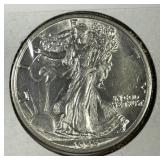 1935 Walking Liberty Silver Half Choice AU