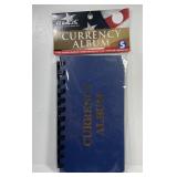10 Page Currency Album by HE Harris *New Sealed
