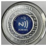 MintID Scanable 1 oz Silver Art Round