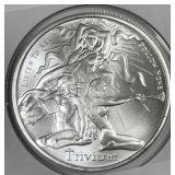 Trivium Nude Women 1 oz .999 Silver Art Round
