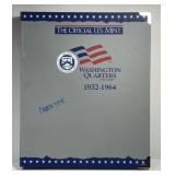 1932-1964 Washington Silver Quarter Set in Album