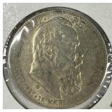 GERMANY: 1911-D Silver 2 Mark AU