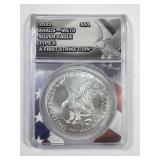 2021 Silver Eagle Type 2 Reverse ANACS MS70