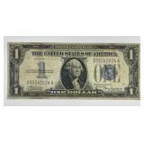 1934 $1 Silver Certificate FUNNY BACK Fine F