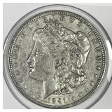 1891-O Morgan Silver $1 About Uncirculated AU