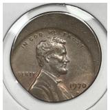 1970-D Lincoln Cent Struck 20% Off Center ERROR