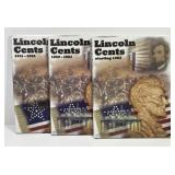 1941-2008 Lincoln Cent Collection in 3 Folders