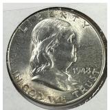 1948-D Franklin Half Brilliant Uncirculated BU