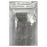 100 Bicentennial Kennedy Halves XF/AU Lot